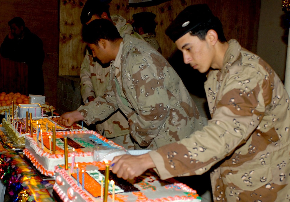 Iraqi Army celebrates birthday on Taji