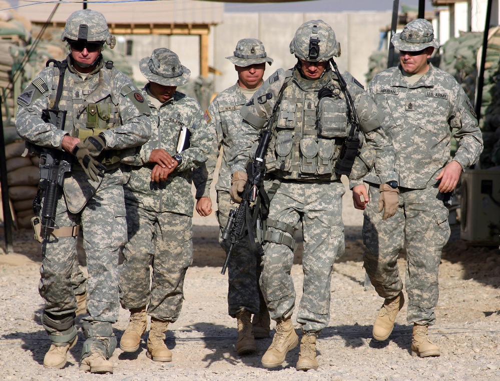 MNC-I Command Sgt. Maj. Visits 1-10th Mtn. Soldiers