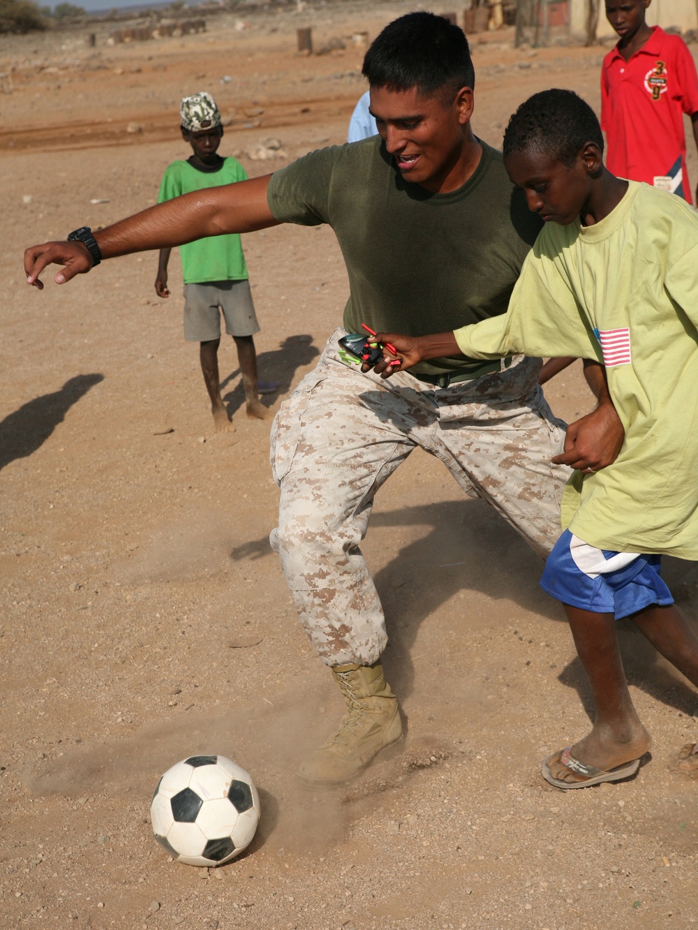 3rd LAAD Marines Win Hearts and Minds in Djibouti