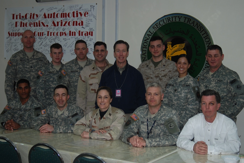 Representative Stephen F. Lynch visits Baghdad