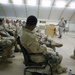 Secretary of the Navy, Donald C. Winter visits troops in Iraq during Thanks