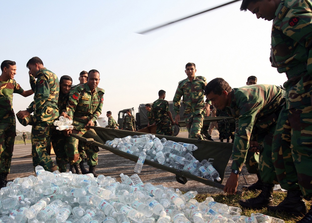 U.S. Navy and Marine Corps support to Bangladesh following Cyclone Sidr