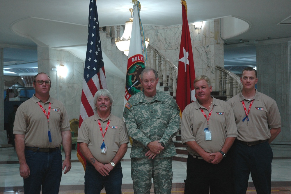 KBR employees receive medal