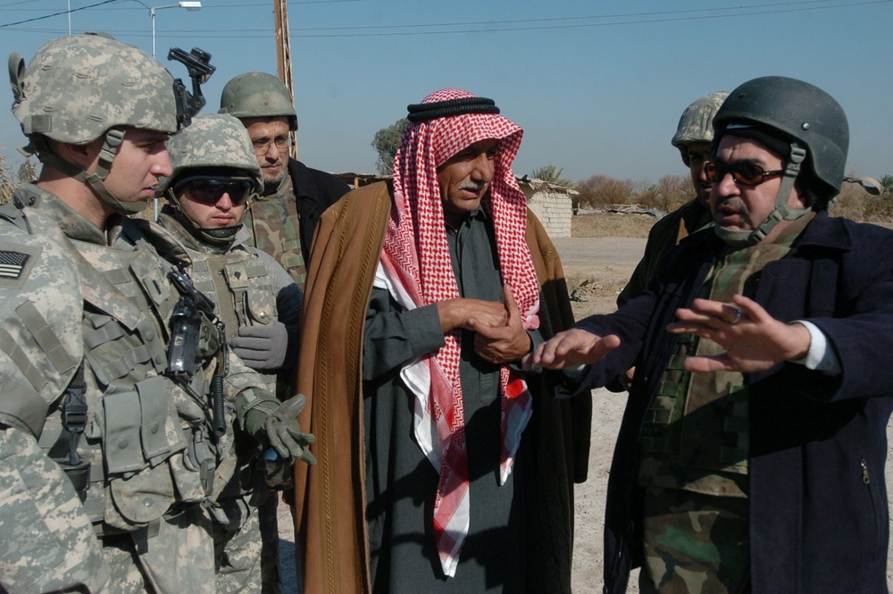 Foundation for police station laid in Arab Jabour