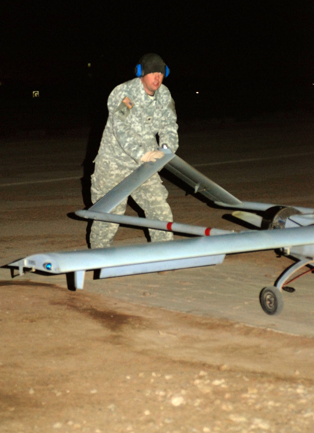 Unmanned Aerial Vehicles Show Battlefield to Soldiers