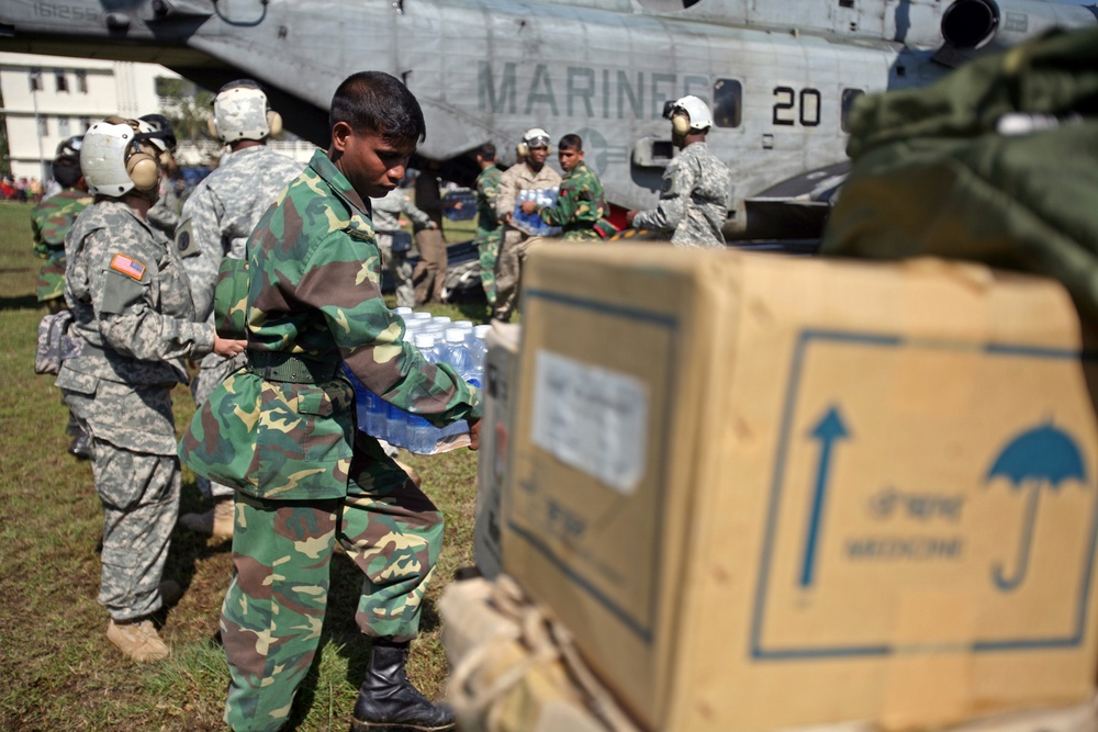 Tropical Cyclone Relief Operation, Bangladesh