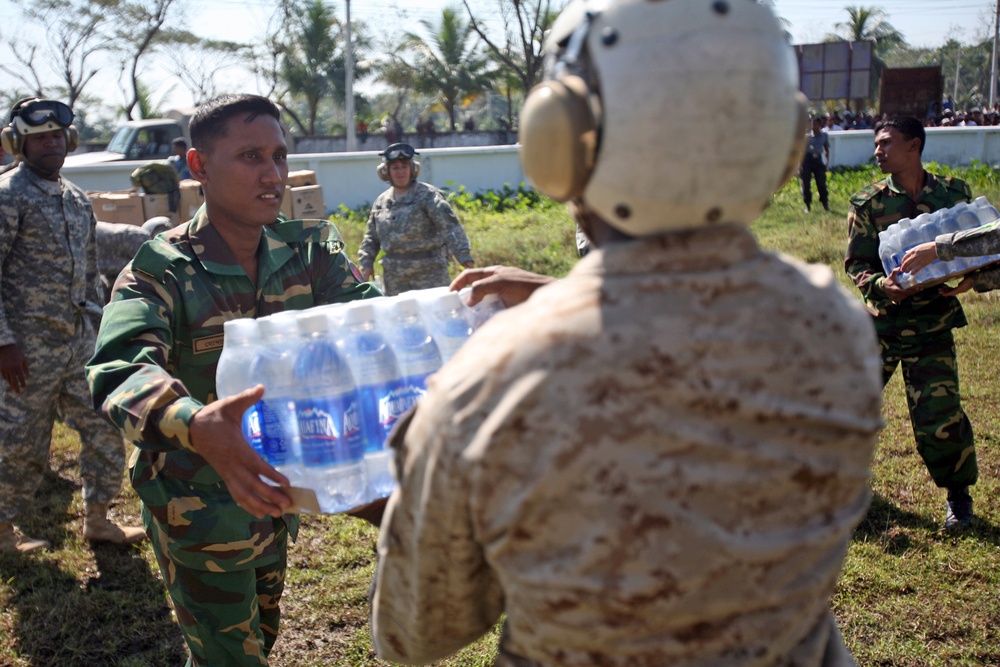 Bottled Water Relieves Victims of Cyclone Sidr