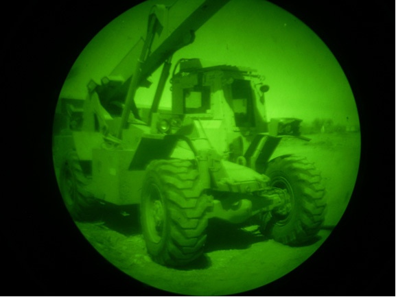 Soldiers conduct barrier night ops