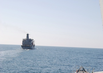 Underway Replenishment with Pakistan Navy Ship Babur