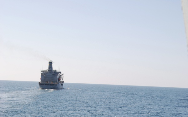 Underway Replenishment with Pakistan Navy Ship Babur
