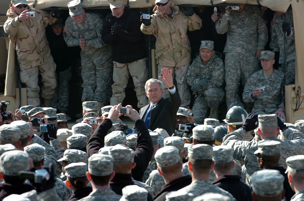 Commander-in-chief offers message of hope to service members in Kuwait