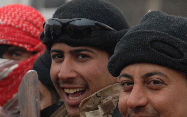 Iraqis stand up security forces in the northern DRV during Operation Raider