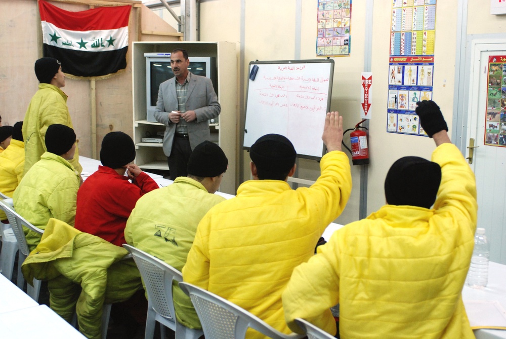 Class at the Dar Al-Hikmah Juvenile Education Center