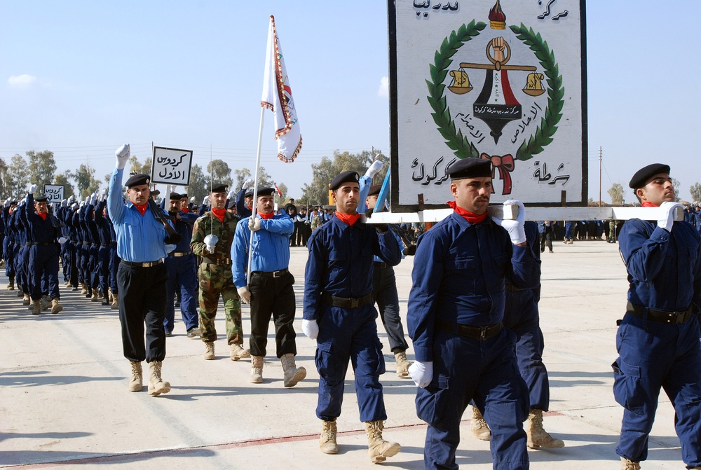 Kirkuk Police Academy Hosts Graduation, Emergency Services Recognition Day