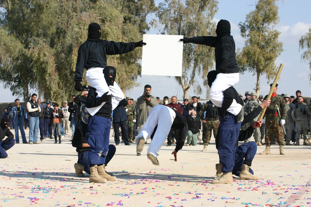 Kirkuk Police Academy Hosts Graduation, Emergency Services Recognition Day