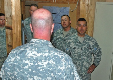 MNC-I Command Sgt. Maj. Visits 1-10th Mtn. Soldiers