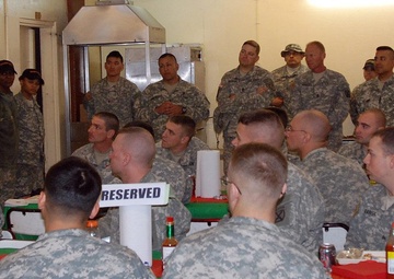 MNC-I Command Sgt. Maj. Visits 1-10th Mtn. Soldiers