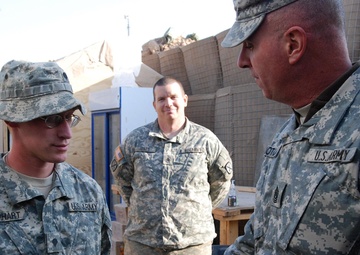 MNC-I Command Sgt. Maj. Visits 1-10th Mtn. Soldiers