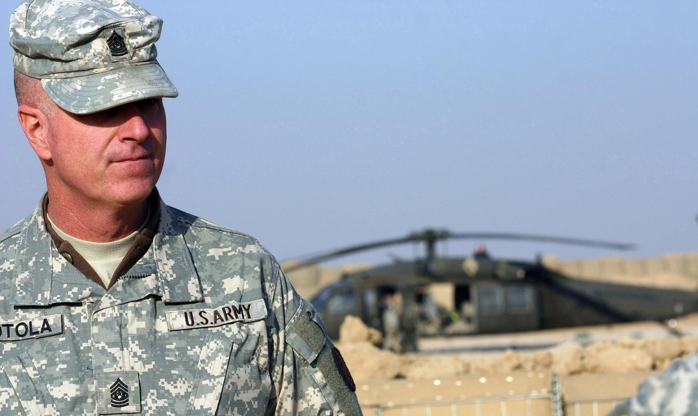 MNC-I Command Sgt. Maj. Visits 1-10th Mtn. Soldiers