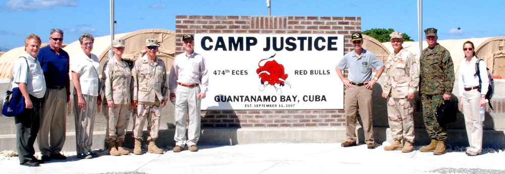 Deputy Secretary Tours Expeditionary Legal Complex