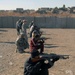 Close quarters battle drills with Iraqi police trainees