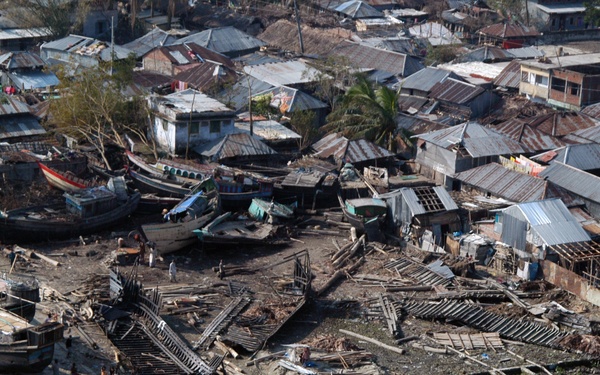 Tropical Cyclone Sidr Destruction