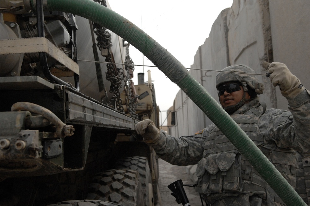 Re-supply mission in Iraq