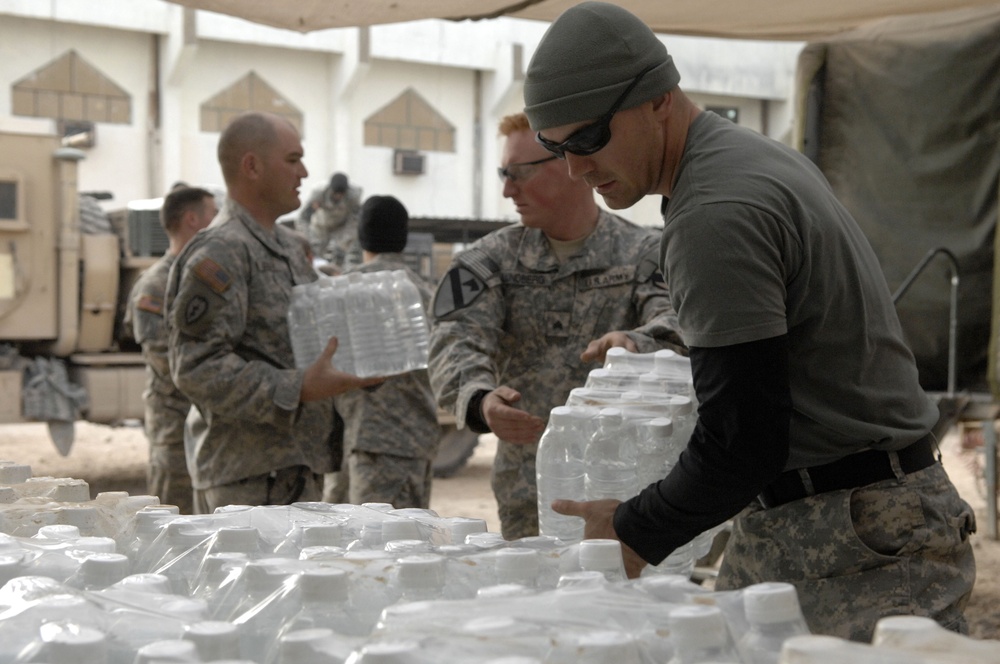 Re-supply mission in Iraq