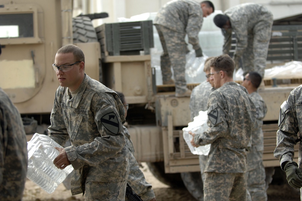 Re-supply mission in Iraq