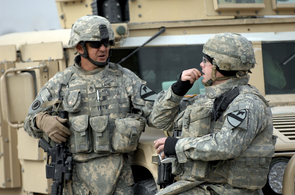 Re-supply mission in Iraq