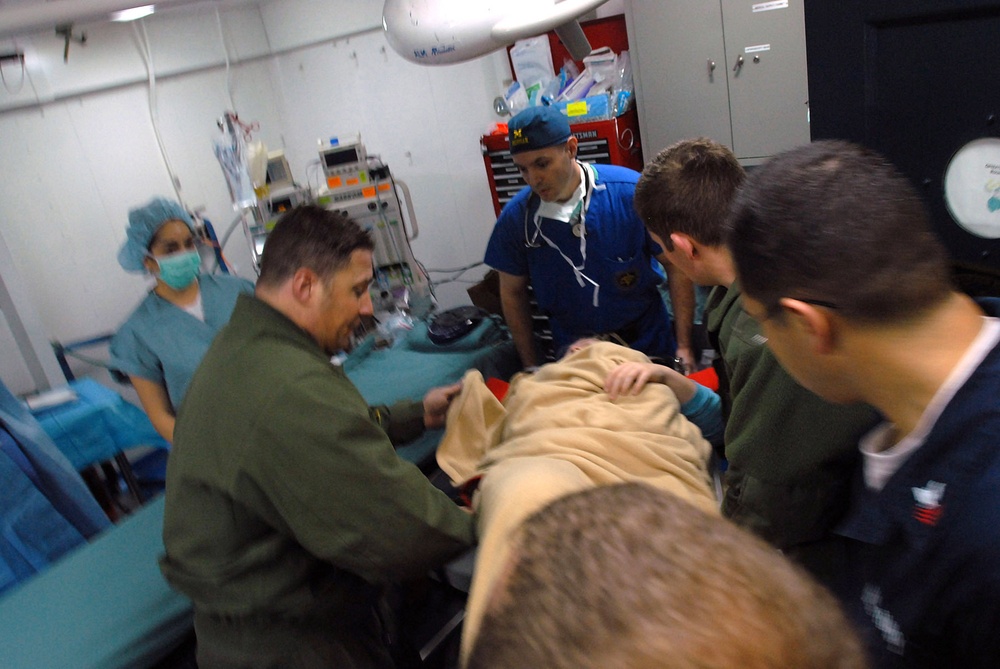USS Ronald Reagan Conducts Emergency Appendectomy to Save Girl