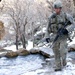 173rd paratroopers in the snow covered mountains of Afghanistan
