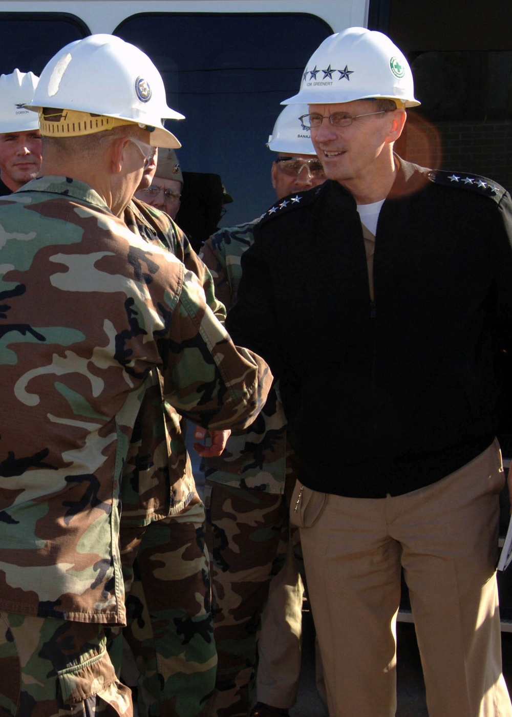 Commander visits Seabees at Naval Construction Battalion Center