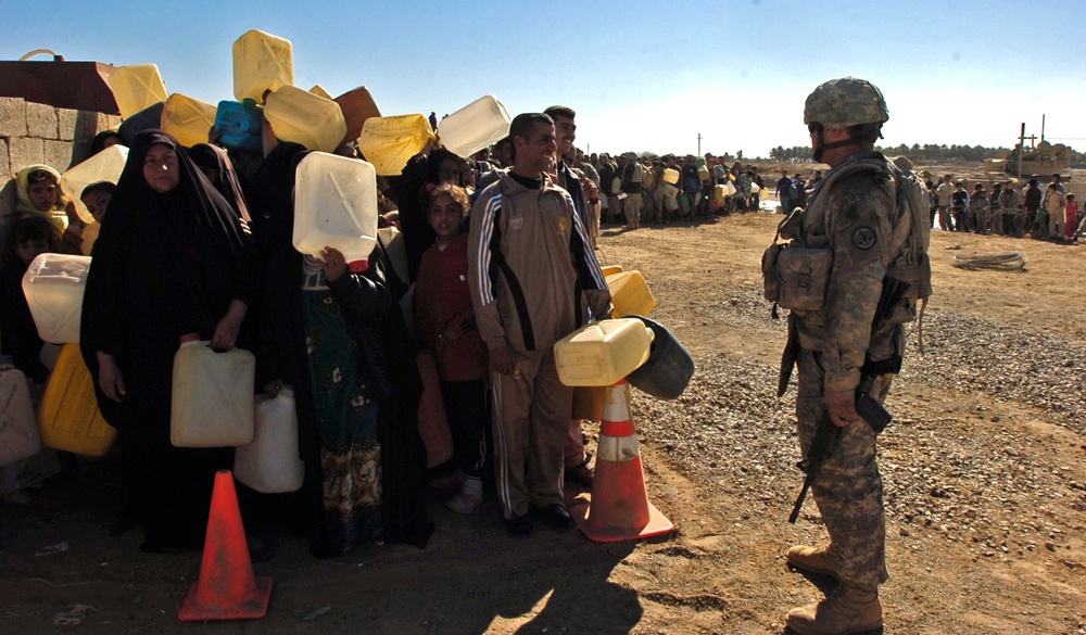 CF Assists the People in Fuel Shortages During Operation Raider Harvest