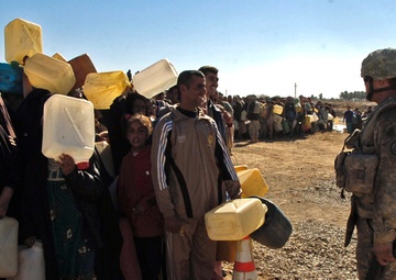 CF Assists the People in Fuel Shortages During Operation Raider Harvest