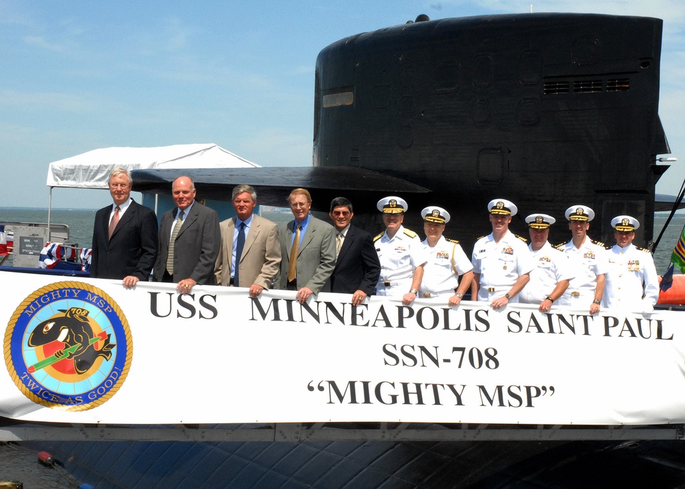 Inactivation ceremony for USS Mineapolis-St. Paul