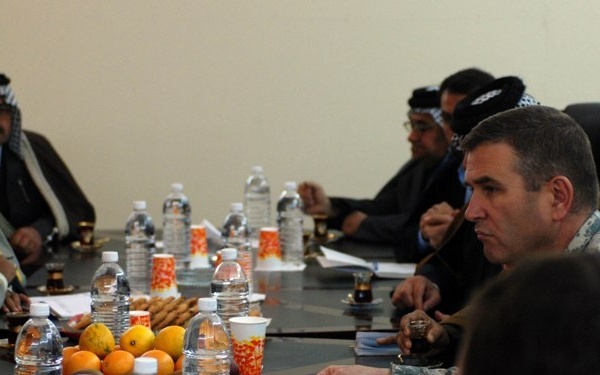 214th FB, tribal sheiks talk politics, security