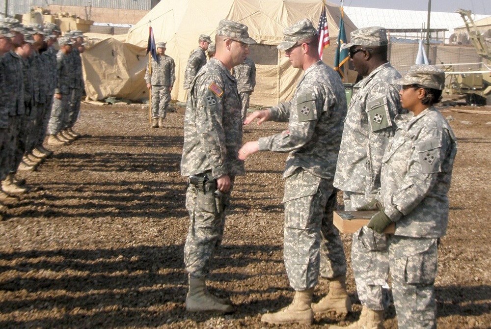 Phoenix Soldiers Earn Ivy Division Combat Patches