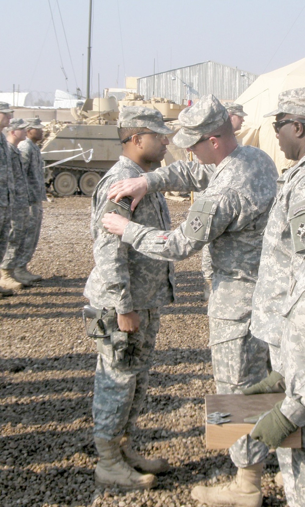 Phoenix Soldiers Earn Ivy Division Combat Patches