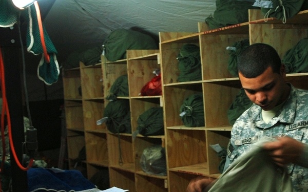 549th QM Co. provides forward support to 1-30th