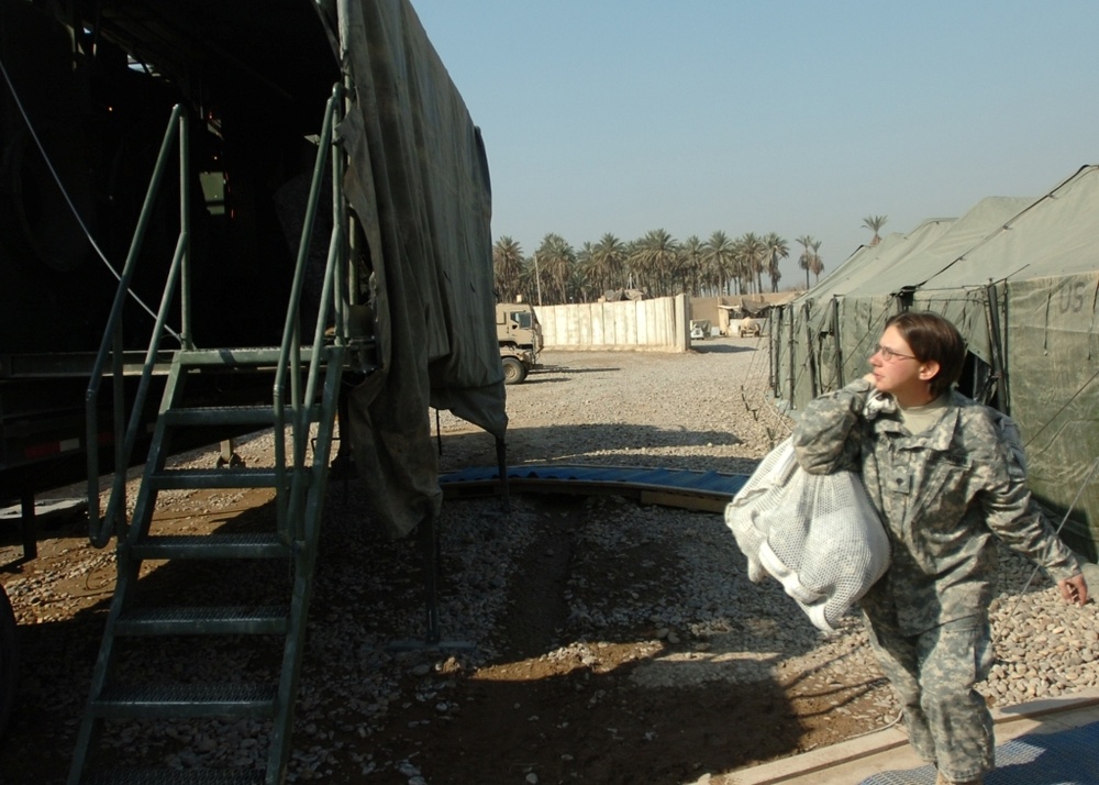 549th QM Co. provides forward support to 1-30th