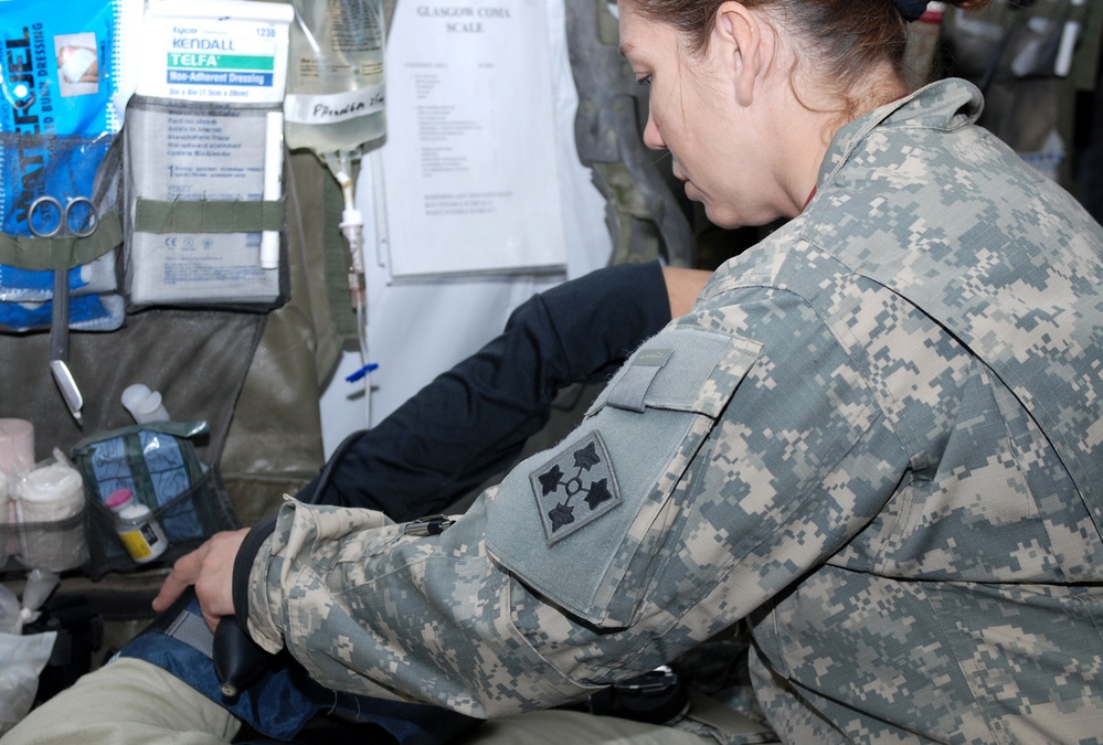 In-house care: Strikers take care of fellow Soldiers