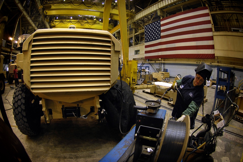 MRAP Production Facility Demonstrates Industry's Commitment