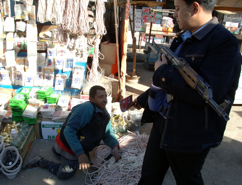 Soldiers Keep an Eye Out on Patrol