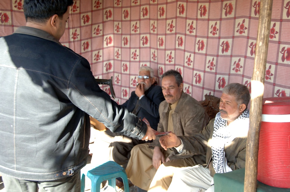 Soldiers Keep an Eye Out on Patrol