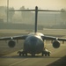Globemaster Taxis Down the Runway