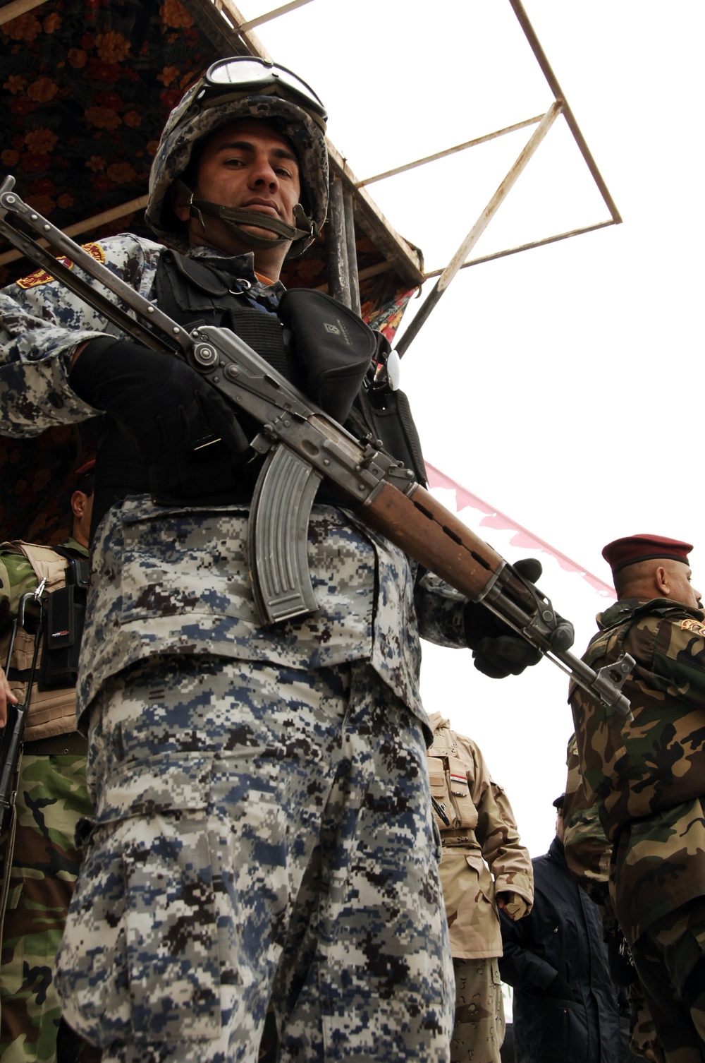 Iraqi police birthday