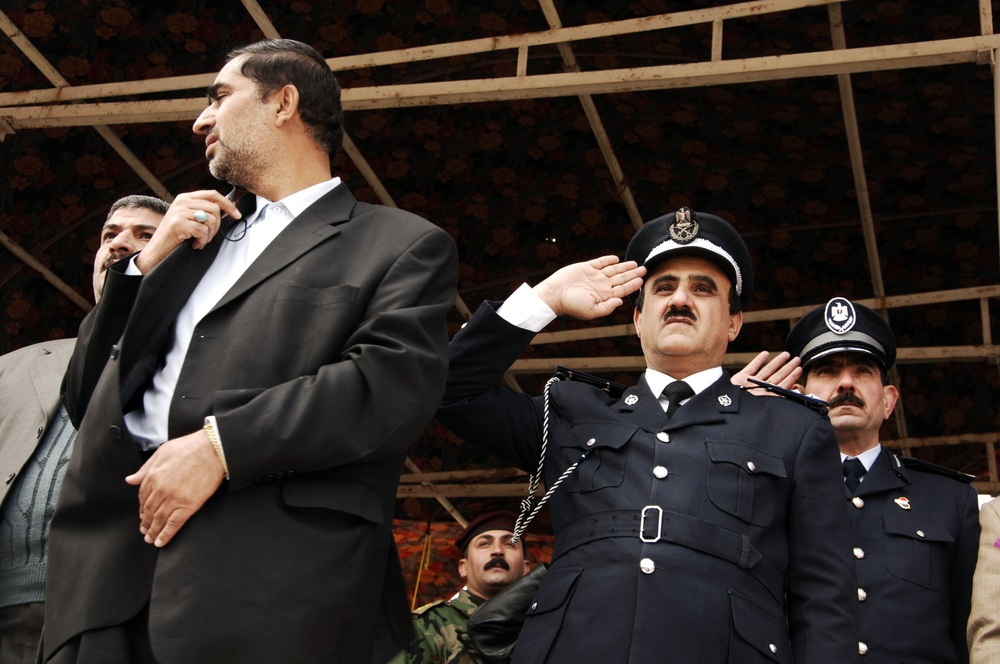 Iraqi police birthday