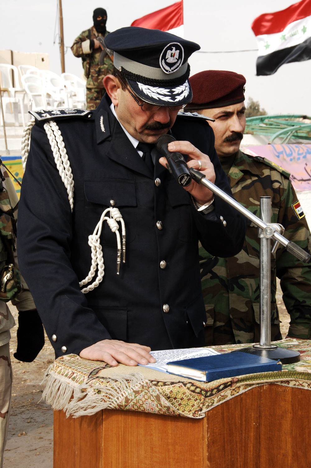 Iraqi police birthday