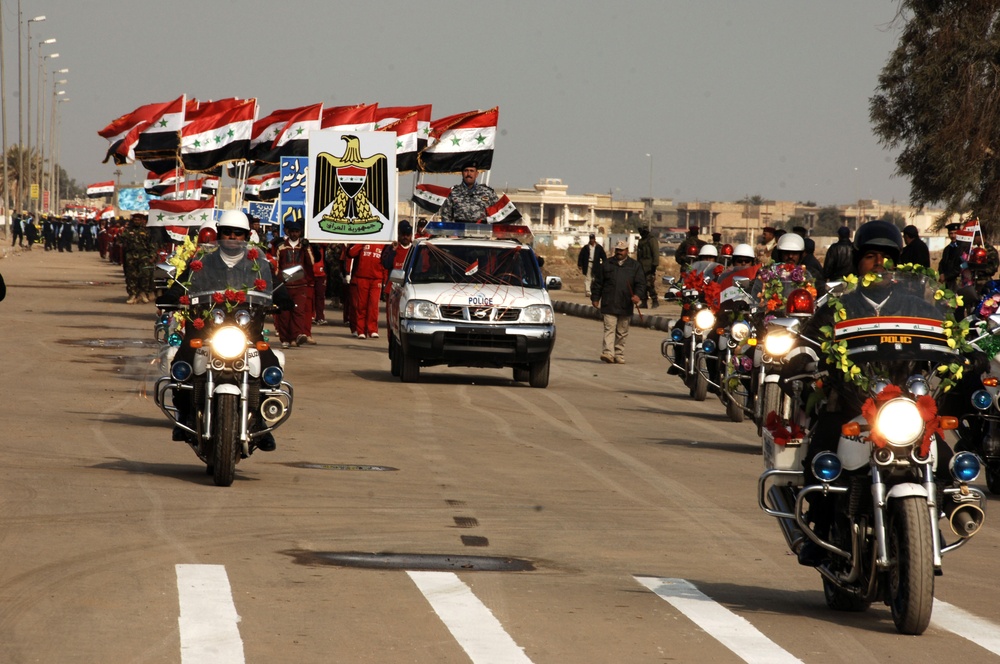 Iraqi police birthday